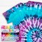 One-Step Tie-Dye Kit Party Supplies, 18 Bottles Tie Dye, Rainbow, 1 Count (Pack of 1)